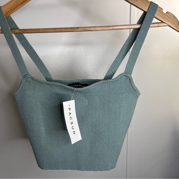 PacSun Tops - NWT Pacsun x Kendall & Kylie Ribbed Knitted Cropped Tank Top